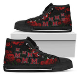 Lovely Rose Thorn Incredible Miami RedHawks High Top Shoes