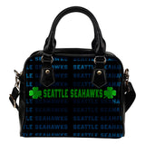 Colorful Seattle Seahawks Stunning Letters Shoulder Handbags