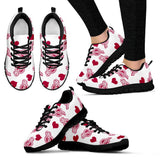 Sweeten Dreamy Love Pattern With Logo Milwaukee Brewers Sneakers