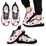 Sweeten Dreamy Love Pattern With Logo Houston Texans Sneakers