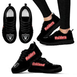Magnificent Oakland Raiders Amazing Logo Sneakers