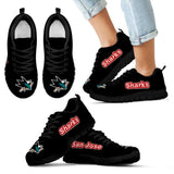 Magnificent San Jose Sharks Amazing Logo Sneakers