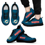 Magnificent Miami Dolphins Amazing Logo Sneakers