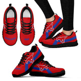 SMU Mustangs Line Logo Sneakers