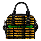 Colorful Nashville Predators Stunning Letters Shoulder Handbags