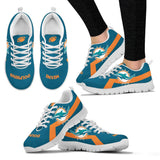 Miami Dolphins Line Logo Sneakers