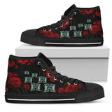 Lovely Rose Thorn Incredible Hawaii Rainbow Warriors High Top Shoes