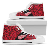 Perfect Cross Color Absolutely Nice Detroit Red Wings High Top Shoes