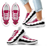 Jagged Saws Creative Draw Arizona Cardinals Sneakers