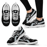 Oakland Raiders Line Logo Sneakers