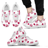 Sweeten Dreamy Love Pattern With Logo Philadelphia Phillies Sneakers