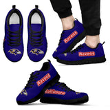 Magnificent Baltimore Ravens Amazing Logo Sneakers