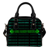 Colorful Hawaii Rainbow Warriors Stunning Letters Shoulder Handbags