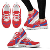 SMU Mustangs Line Logo Sneakers