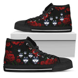 Lovely Rose Thorn Incredible Connecticut Huskies High Top Shoes