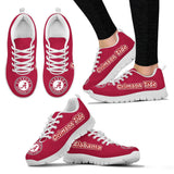 Magnificent Alabama Crimson Tide Amazing Logo Sneakers