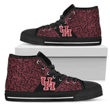 Perfect Cross Color Absolutely Nice Houston Cougars High Top Shoes