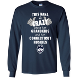 This Nana Is Crazy About Her Grandkids And Her Connecticut Huskies T Shirts