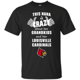 This Nana Is Crazy About Her Grandkids And Her Louisville Cardinals T Shirts