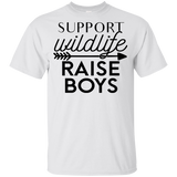 Support Wildlife Raise Boys T Shirts V1