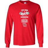 This Nana Is Crazy About Her Grandkids And Her Houston Cougars T Shirts