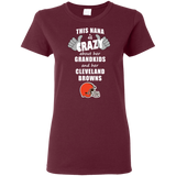 This Nana Is Crazy About Her Grandkids And Her Cleveland Browns T Shirts