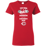 This Nana Is Crazy About Her Grandkids And Her Cincinnati Reds T Shirts