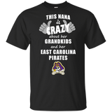 This Nana Is Crazy About Her Grandkids And Her East Carolina Pirates T Shirts