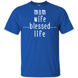 Mama Wife Blessed Life T Shirts V3
