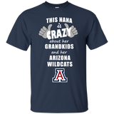 This Nana Is Crazy About Her Grandkids And Her Arizona Wildcats T Shirts