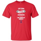 This Nana Is Crazy About Her Grandkids And Her Los Angeles Angels T Shirts