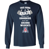 This Nana Is Crazy About Her Grandkids And Her Arizona Wildcats T Shirts