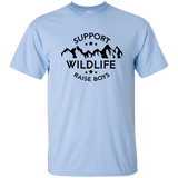 Support Wildlife Raise Boys T Shirts V2