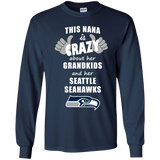 This Nana Is Crazy About Her Grandkids And Her Seattle Seahawks T Shirts