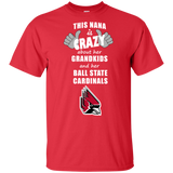This Nana Is Crazy About Her Grandkids And Her Ball State Cardinals T Shirts