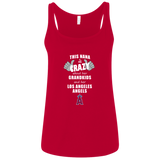This Nana Is Crazy About Her Grandkids And Her Los Angeles Angels T Shirts
