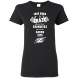 This Nana Is Crazy About Her Grandkids And Her Akron Zips T Shirts