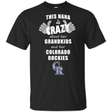 This Nana Is Crazy About Her Grandkids And Her Colorado Rockies T Shirts