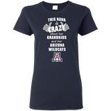 This Nana Is Crazy About Her Grandkids And Her Arizona Wildcats T Shirts