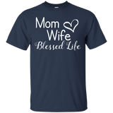 Mama Wife Blessed Life T Shirts V4