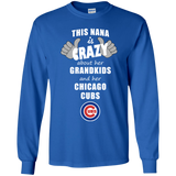 This Nana Is Crazy About Her Grandkids And Her Chicago Cubs T Shirts