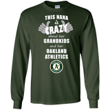 This Nana Is Crazy About Her Grandkids And Her Oakland Athletics T Shirts