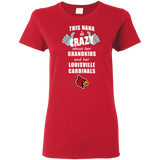 This Nana Is Crazy About Her Grandkids And Her Louisville Cardinals T Shirts