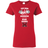 This Nana Is Crazy About Her Grandkids And Her Miami RedHawks T Shirts
