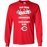 This Nana Is Crazy About Her Grandkids And Her Cincinnati Reds T Shirts