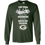 This Nana Is Crazy About Her Grandkids And Her Green Bay PackersT Shirts