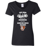 This Nana Is Crazy About Her Grandkids And Her Bowling Green Falcons T Shirts
