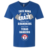 This Nana Is Crazy About Her Grandkids And Her Texas Rangers T Shirts