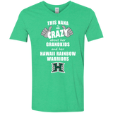 This Nana Is Crazy About Her Grandkids And Her Hawaii Rainbow Warriors T Shirts