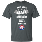 This Nana Is Crazy About Her Grandkids And Her Texas Rangers T Shirts